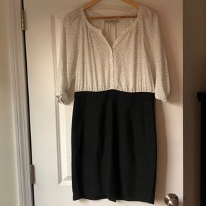 Black Dress with Polka Dots